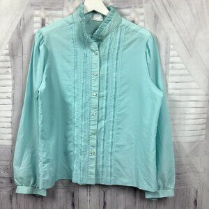 DonnKenny Vintage Teal Blouse